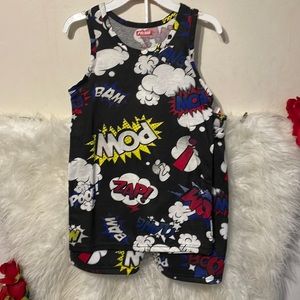 2Pcs Kids Top and short